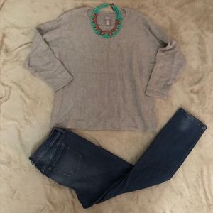 Chico’s knit tan sweater